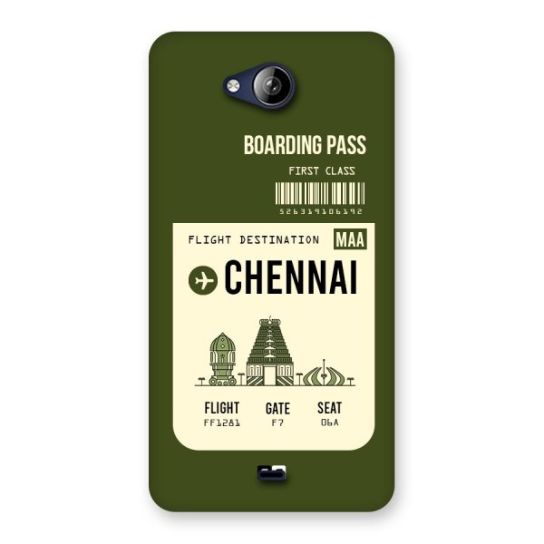 Chennai Boarding Pass Back Case for Canvas Play Q355