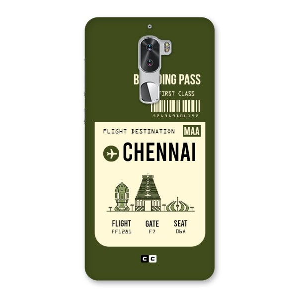 Chennai Boarding Pass Back Case for Coolpad Cool 1
