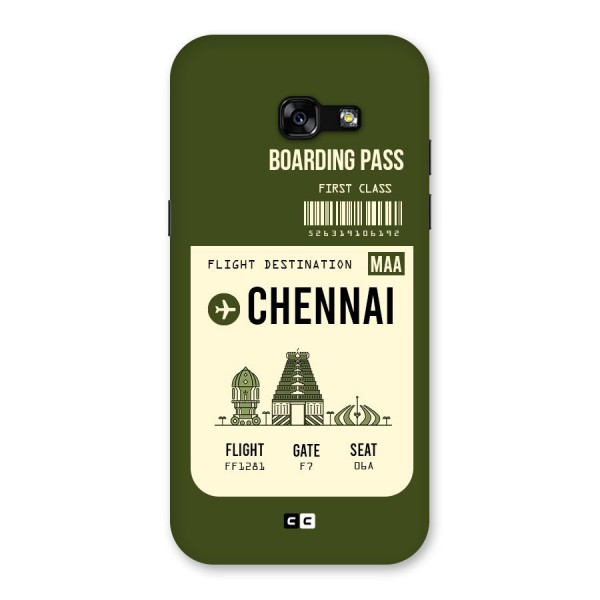Chennai Boarding Pass Back Case for Galaxy A5 2017