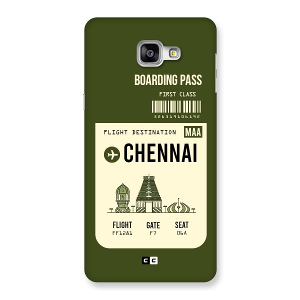 Chennai Boarding Pass Back Case for Galaxy A9