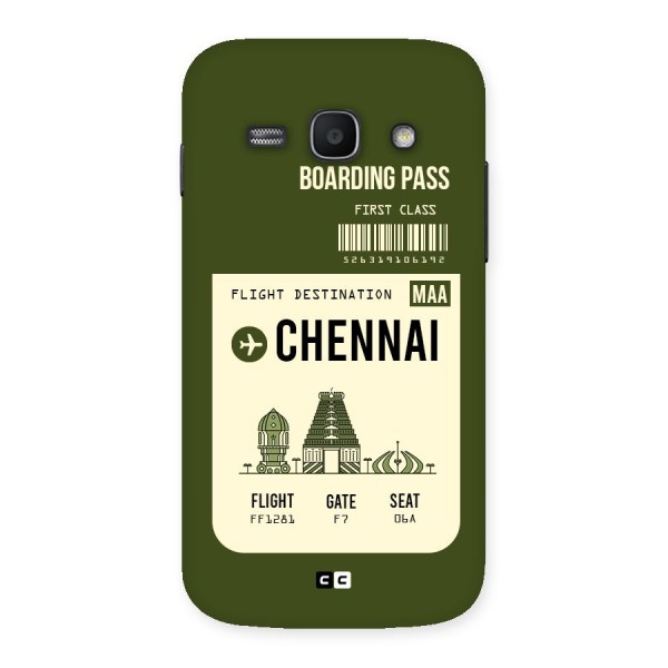 Chennai Boarding Pass Back Case for Galaxy Ace 3