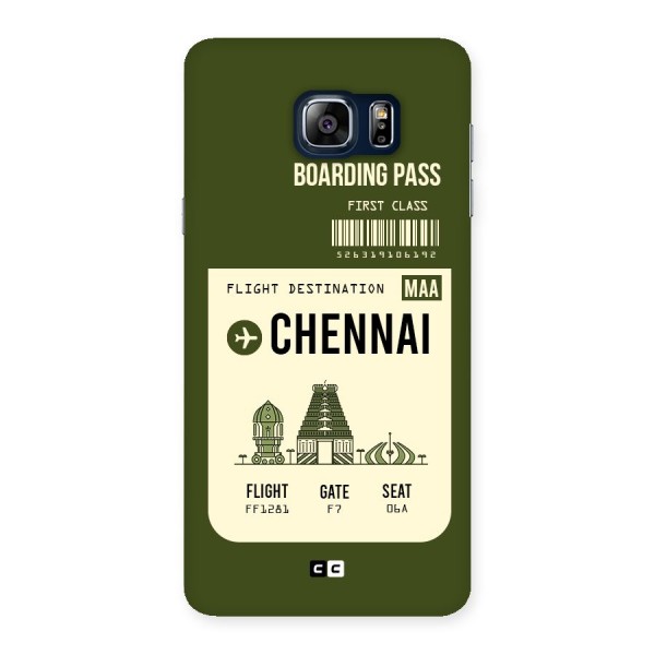 Chennai Boarding Pass Back Case for Galaxy Note 5