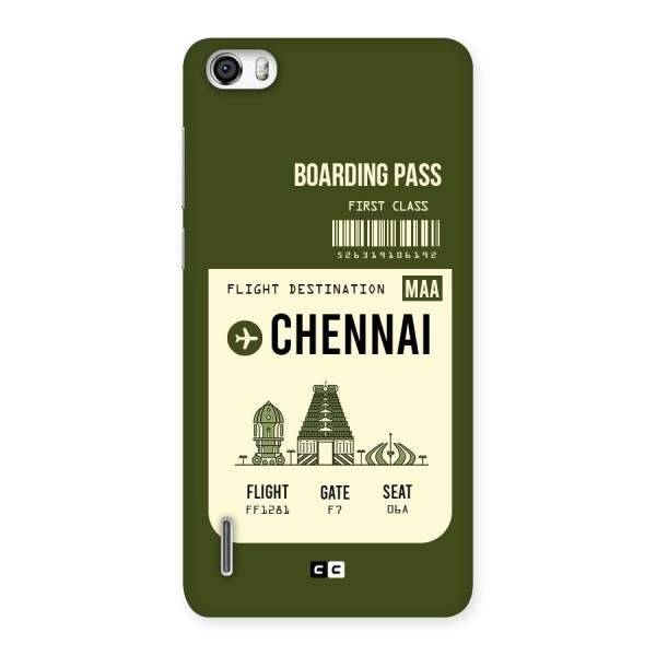 Chennai Boarding Pass Back Case for Honor 6