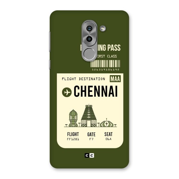 Chennai Boarding Pass Back Case for Honor 6X