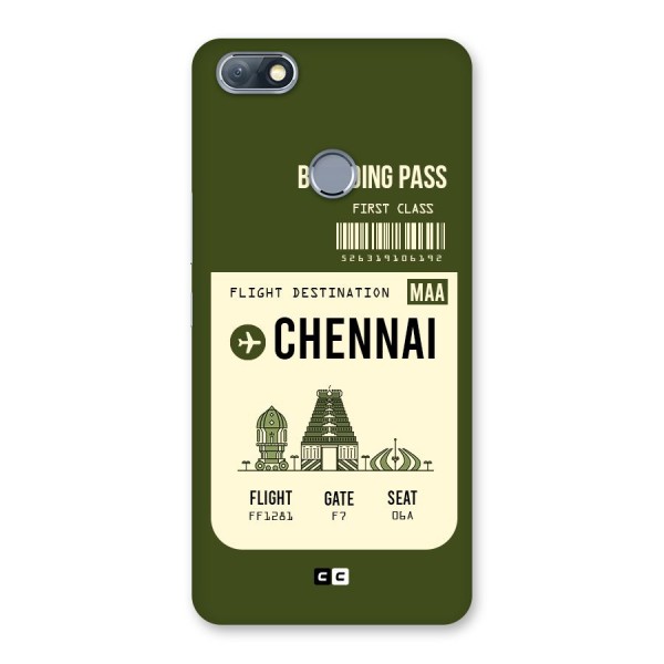 Chennai Boarding Pass Back Case for Infinix Note 5