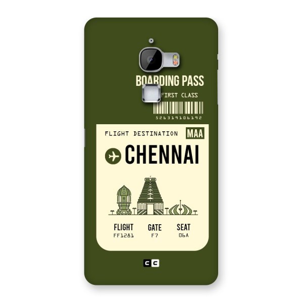 Chennai Boarding Pass Back Case for LeTv Le Max