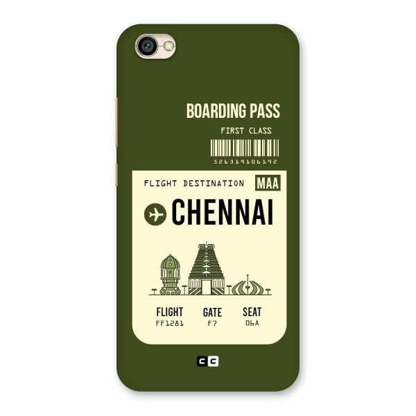 Chennai Boarding Pass Back Case for Redmi Y1 Lite
