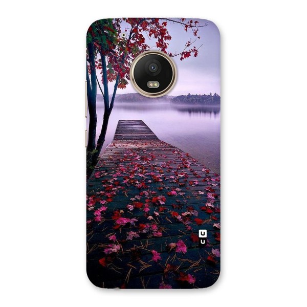Cherry Blossom Dock Back Case for Moto G5 Plus