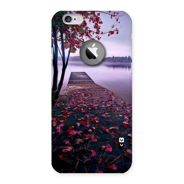 Cherry Blossom Dock Back Case for iPhone 6 Logo Cut