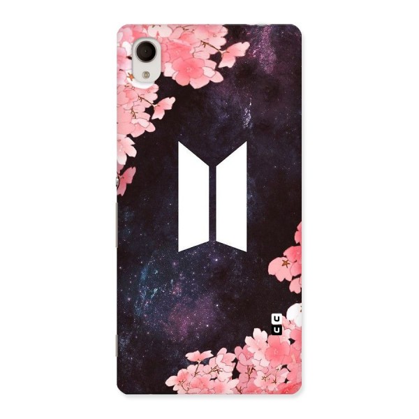 Cherry Blossom Pause Design Back Case for Sony Xperia M4