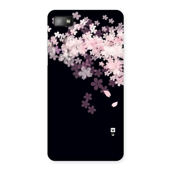 Cherry Flowers Pink Back Case for Blackberry Z10