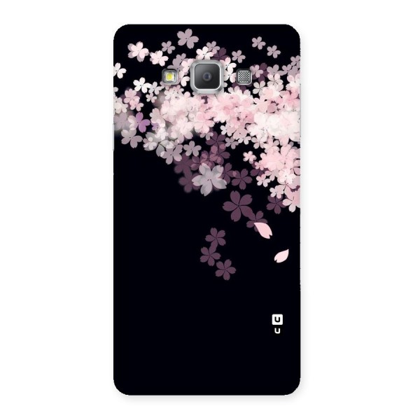 Cherry Flowers Pink Back Case for Galaxy A7