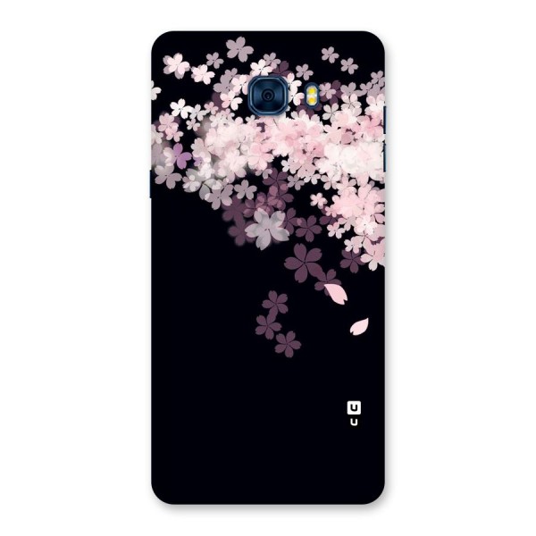 Cherry Flowers Pink Back Case for Galaxy C7 Pro