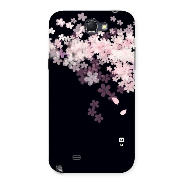 Cherry Flowers Pink Back Case for Galaxy Note 2