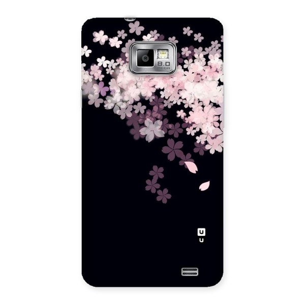 Cherry Flowers Pink Back Case for Galaxy S2