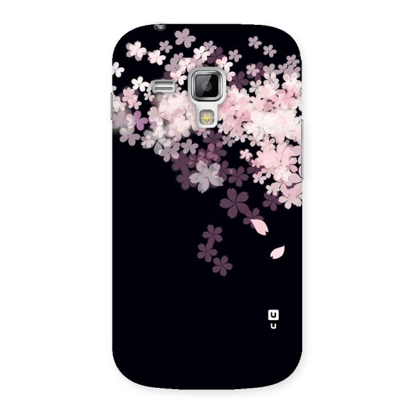 Cherry Flowers Pink Back Case for Galaxy S Duos