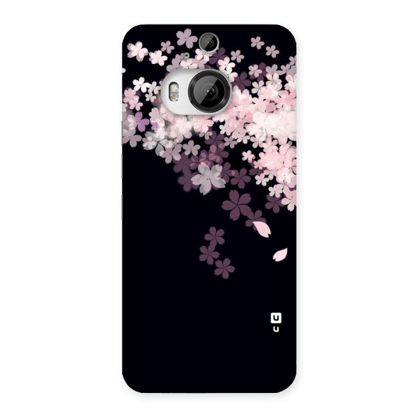 Cherry Flowers Pink Back Case for HTC One M9 Plus