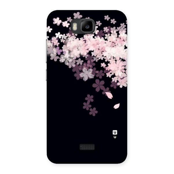 Cherry Flowers Pink Back Case for Honor Bee