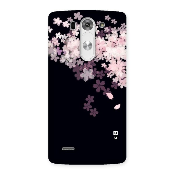Cherry Flowers Pink Back Case for LG G3 Mini