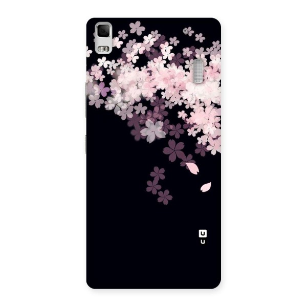 Cherry Flowers Pink Back Case for Lenovo A7000