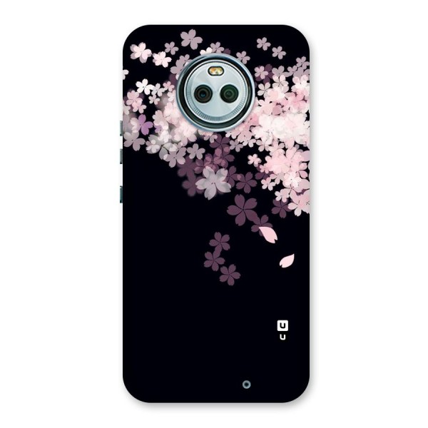 Cherry Flowers Pink Back Case for Moto X4