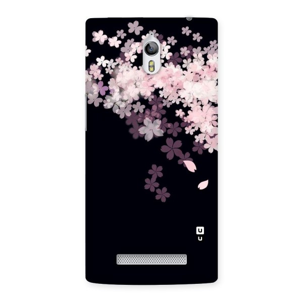 Cherry Flowers Pink Back Case for Oppo Find 7