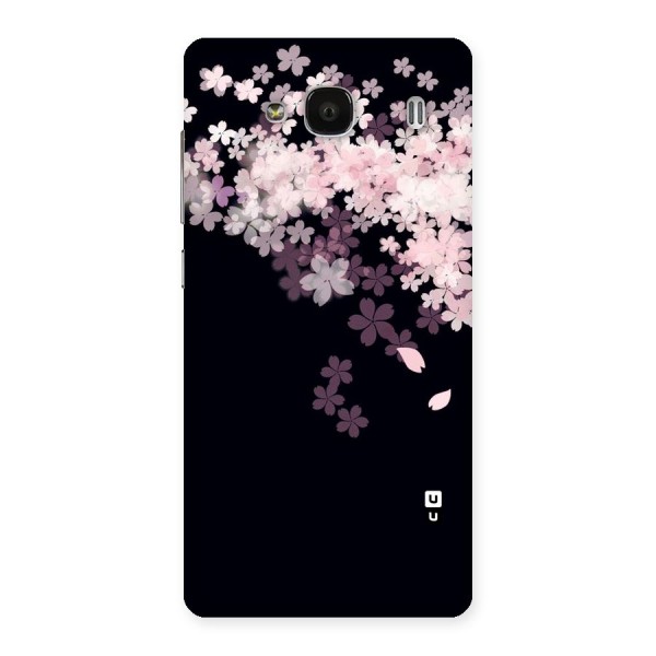 Cherry Flowers Pink Back Case for Redmi 2