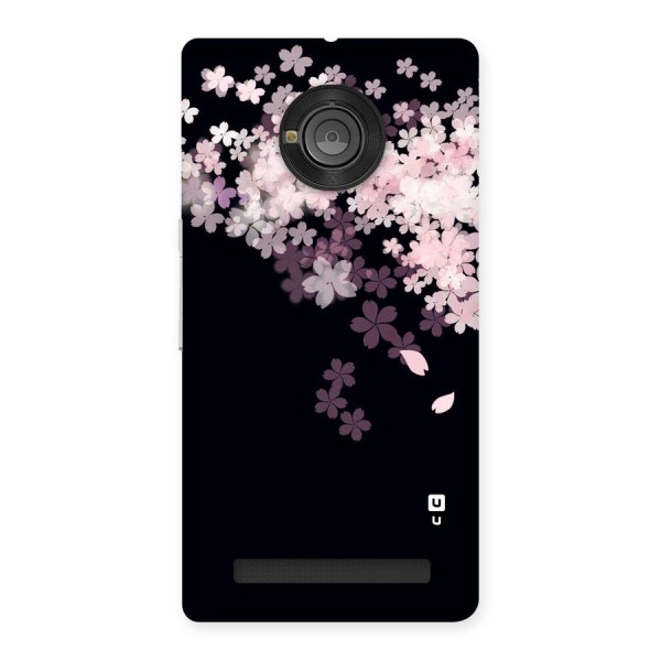 Cherry Flowers Pink Back Case for Yu Yunique