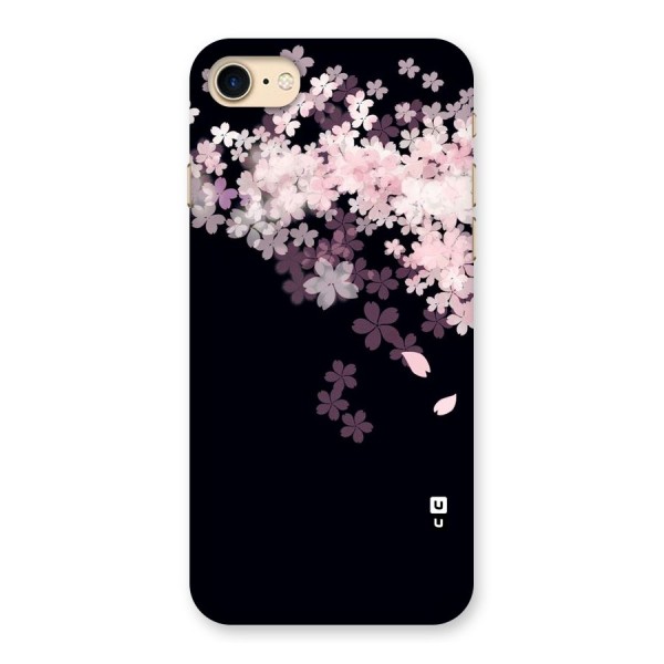 Cherry Flowers Pink Back Case for iPhone 7