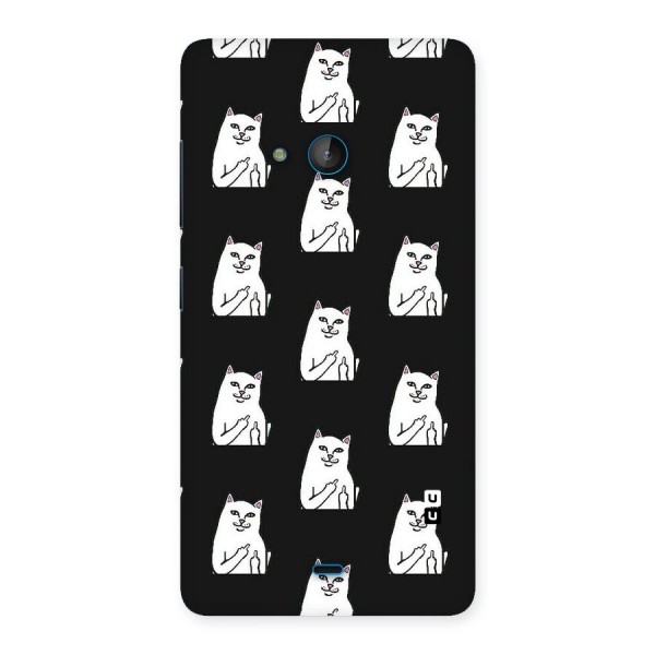 Chill Cat Pattern Back Case for Lumia 540