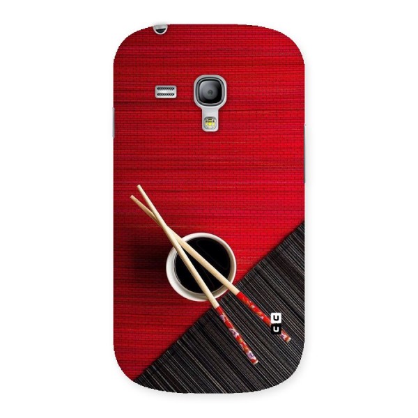 Chopstick Design Back Case for Galaxy S3 Mini