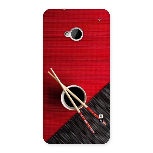 Chopstick Design Back Case for HTC One M7