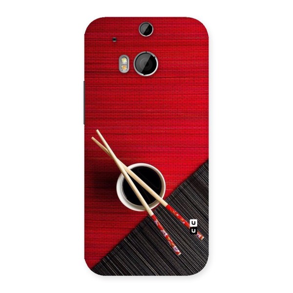 Chopstick Design Back Case for HTC One M8