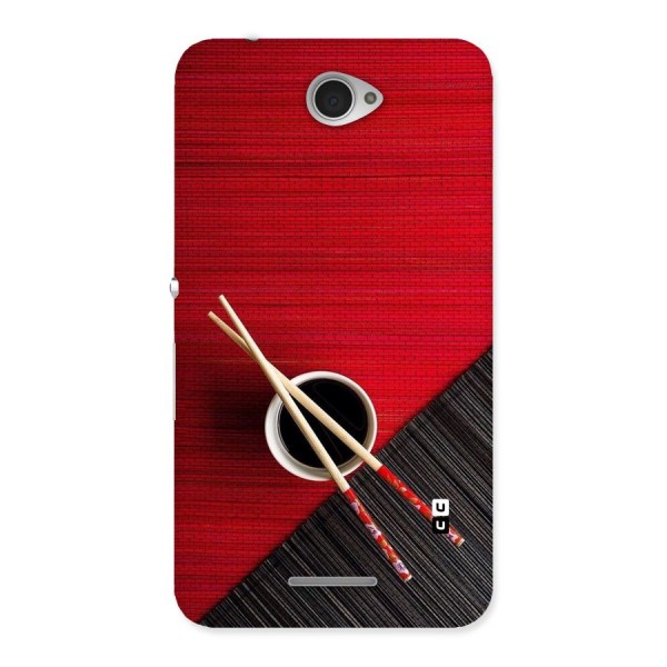 Chopstick Design Back Case for Sony Xperia E4