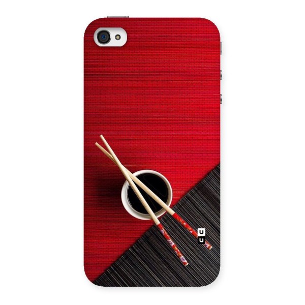 Chopstick Design Back Case for iPhone 4 4s