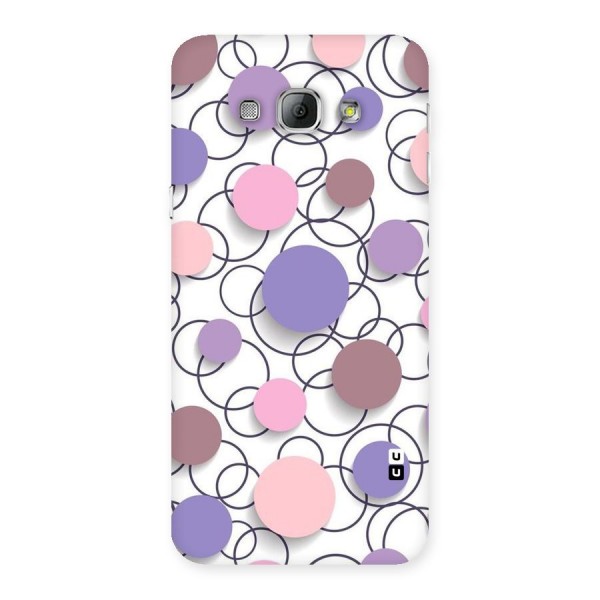 Circles And More Back Case for Galaxy A8
