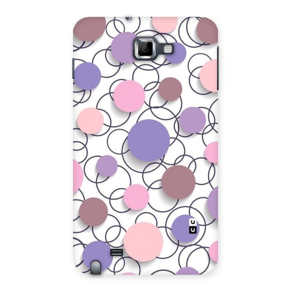 Circles And More Back Case for Galaxy Note
