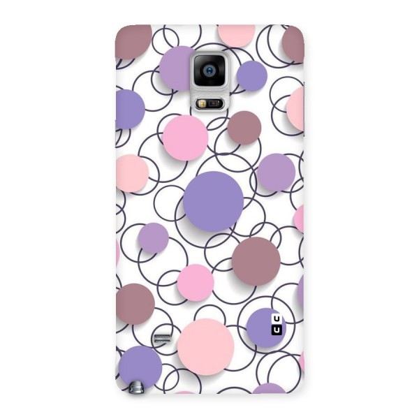 Circles And More Back Case for Galaxy Note 4
