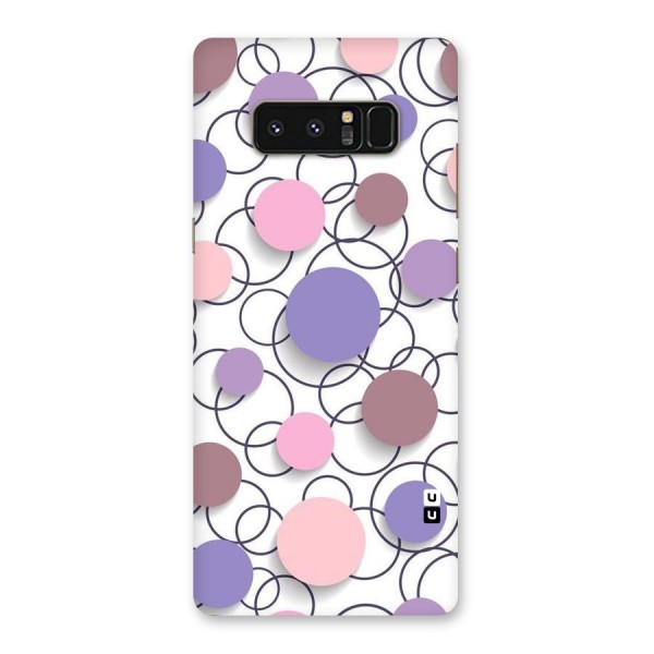 Circles And More Back Case for Galaxy Note 8
