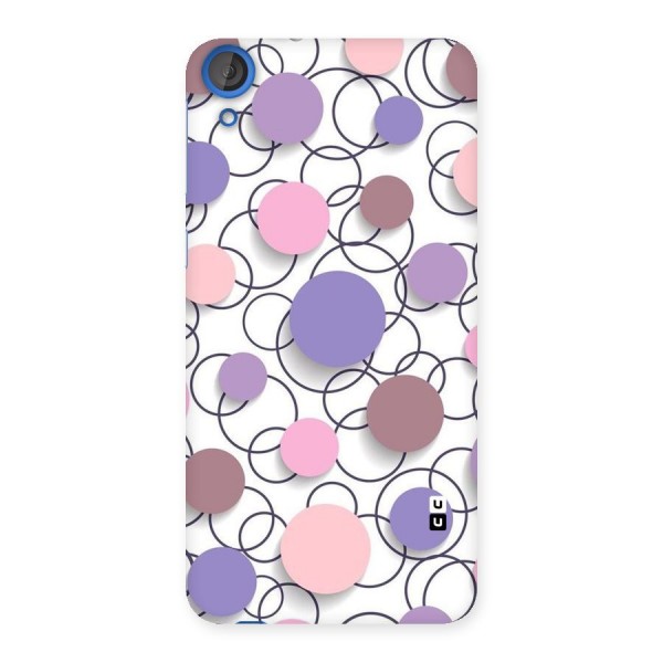 Circles And More Back Case for HTC Desire 820s