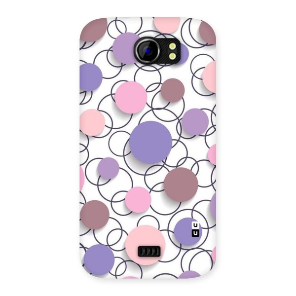 Circles And More Back Case for Micromax Canvas 2 A110