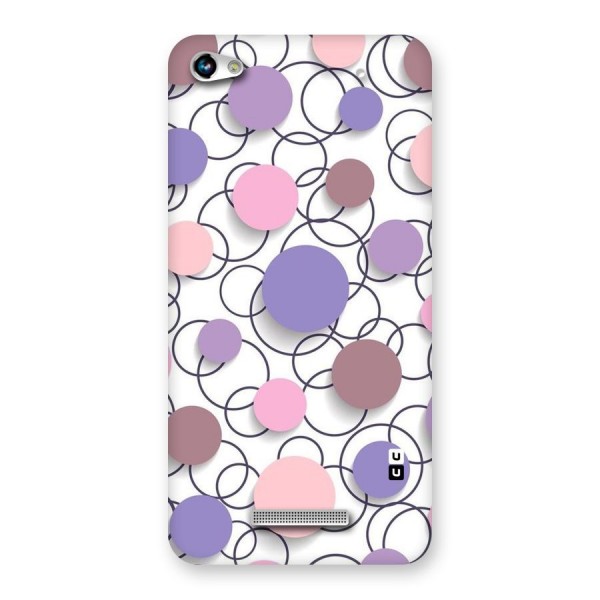 Circles And More Back Case for Micromax Hue 2
