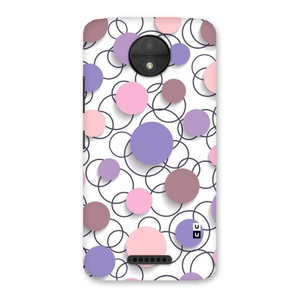 Circles And More Back Case for Moto C
