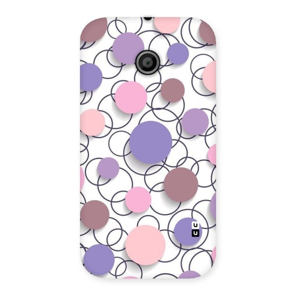 Circles And More Back Case for Moto E