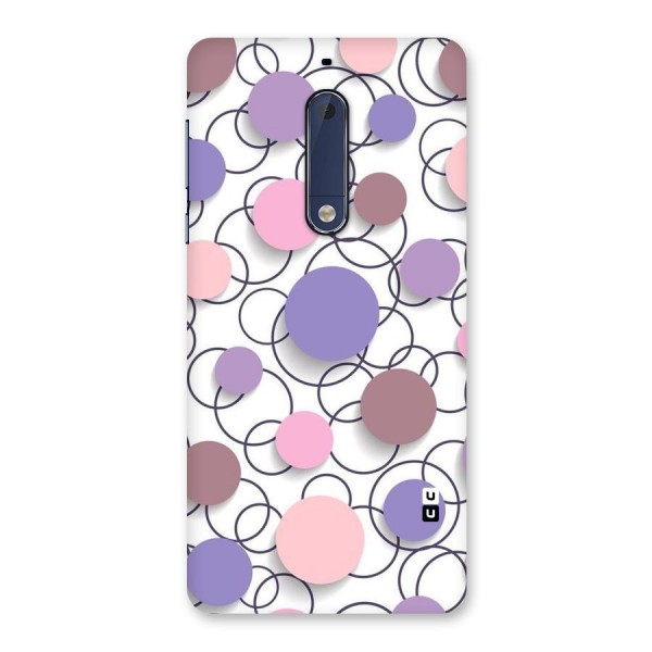 Circles And More Back Case for Nokia 5