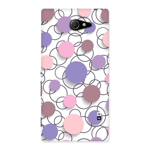 Circles And More Back Case for Sony Xperia M2