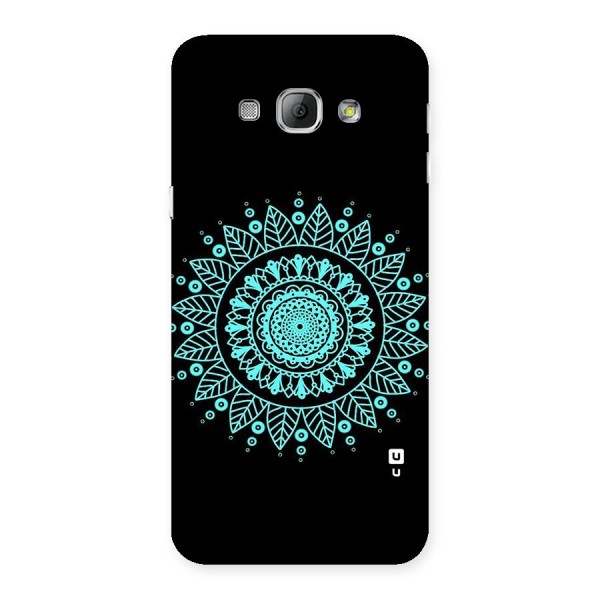 Circles Pattern Art Back Case for Galaxy A8