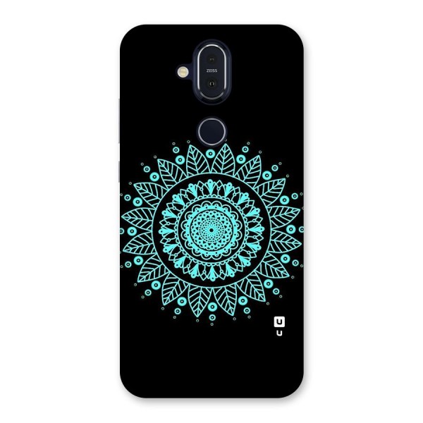 Circles Pattern Art Back Case for Nokia 8.1