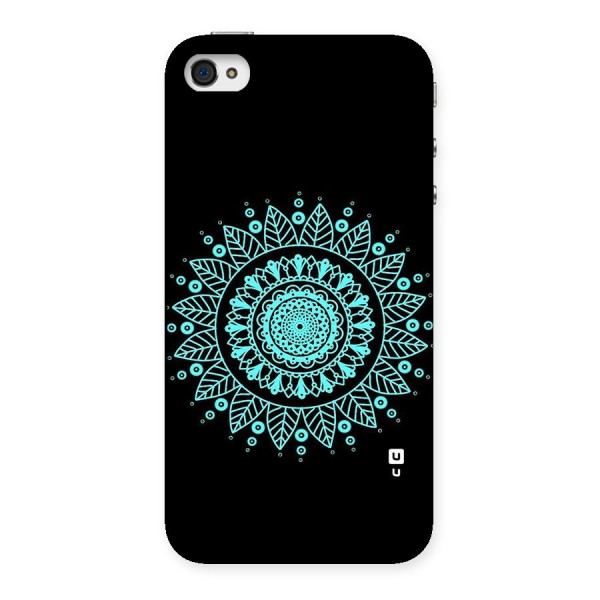 Circles Pattern Art Back Case for iPhone 4 4s