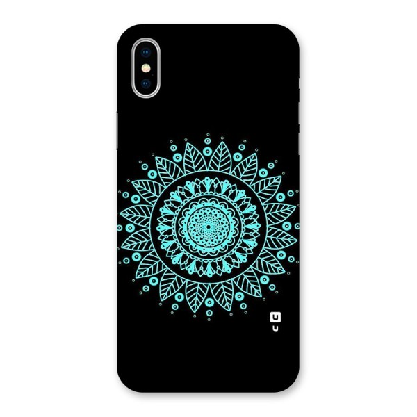 Circles Pattern Art Back Case for iPhone X